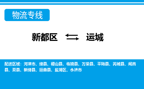 新都区到运城物流公司电话,专线查询,需要几天