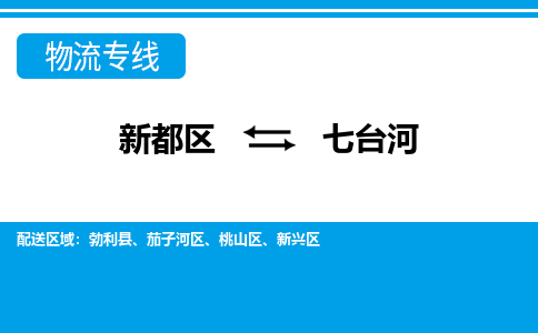 新都区到七台河物流公司电话,专线查询,需要几天