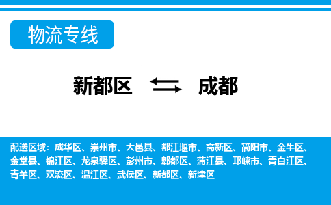 新都区到成都物流公司电话,专线查询,需要几天