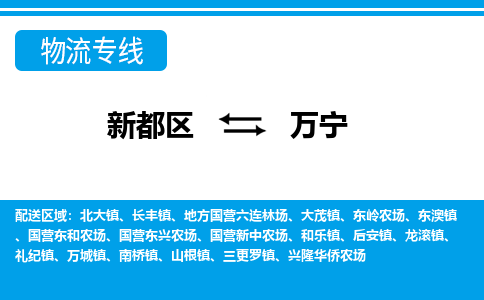 新都区到万宁物流公司电话,专线查询,需要几天