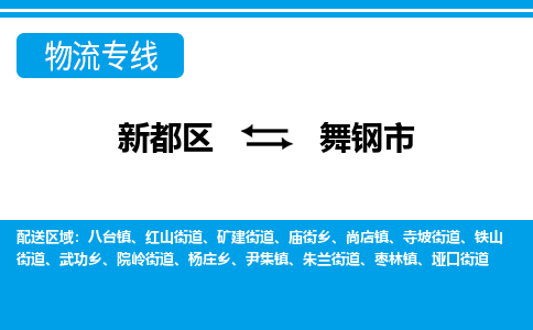 新都区到舞钢市物流公司电话,专线查询,需要几天