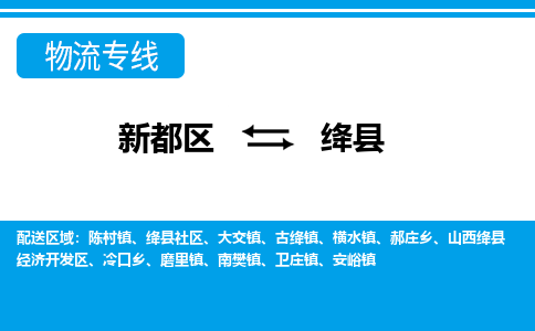 新都区到绛县物流公司电话,专线查询,需要几天