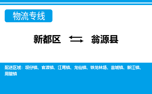 新都区到翁源县物流公司电话,专线查询,需要几天