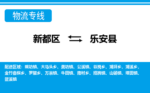 新都区到乐安县物流公司电话,专线查询,需要几天