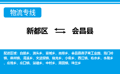 新都区到会昌县物流公司电话,专线查询,需要几天