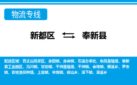 新都区到奉新县物流公司电话,专线查询,需要几天