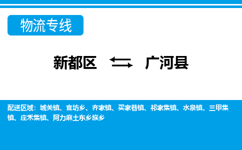 新都区到广河县物流公司电话,专线查询,需要几天