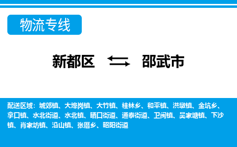 新都区到邵武市物流公司电话,专线查询,需要几天